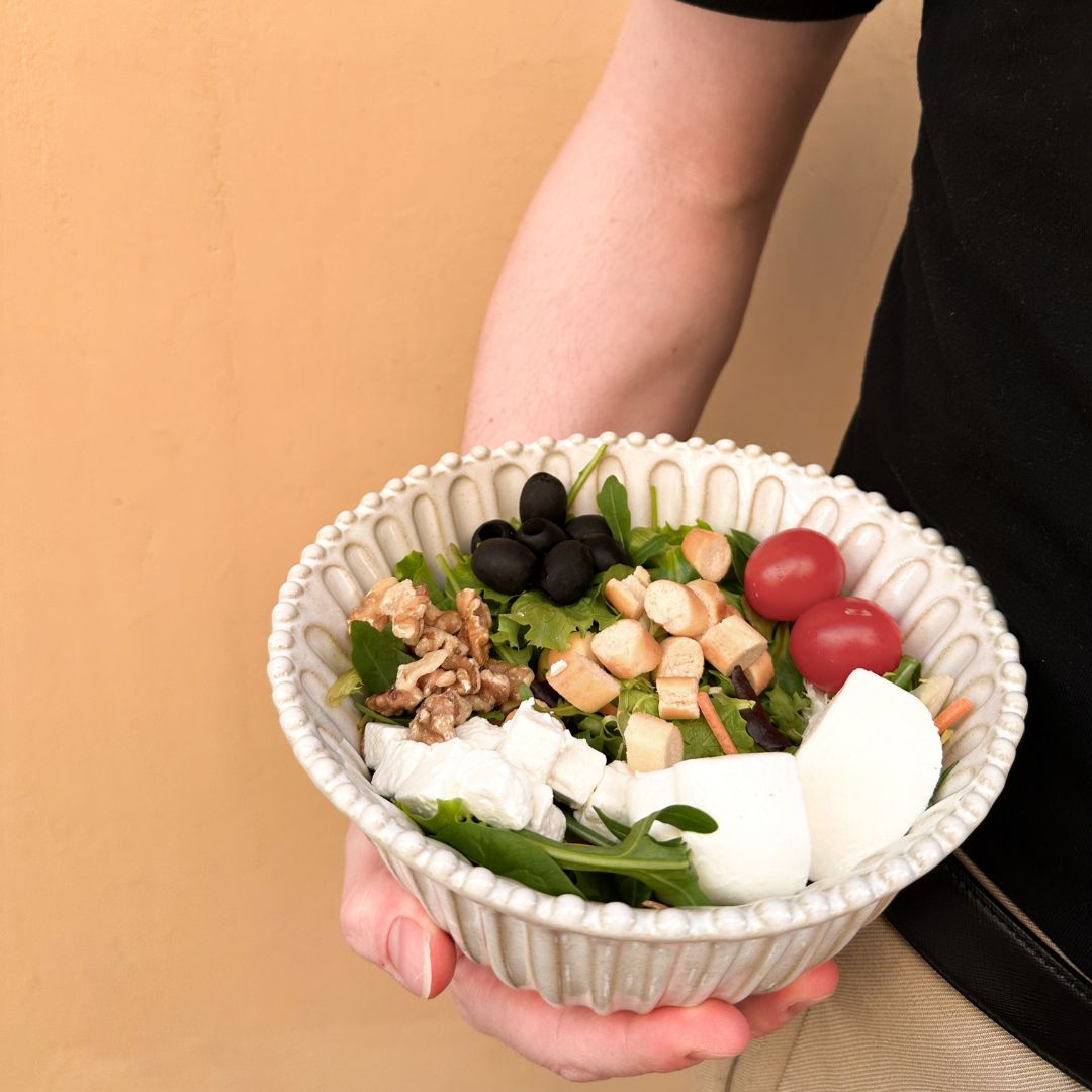 Brenta Ribbed Serving Bowl (18cm)