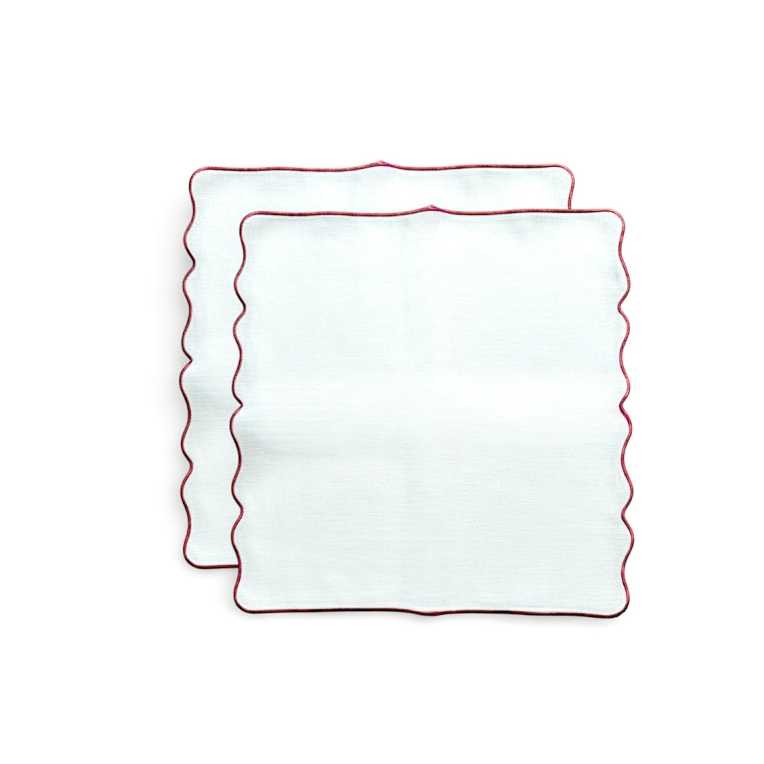 Como Scallop Linen Napkin (Set of 2/4)