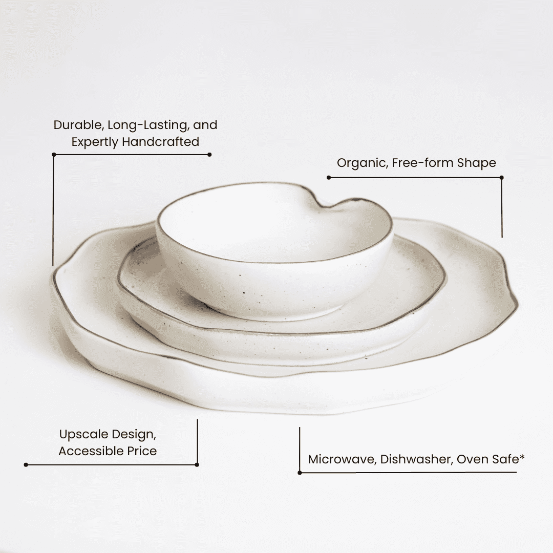 Wabi Classic Ceramic Dinner Set - SECONDS