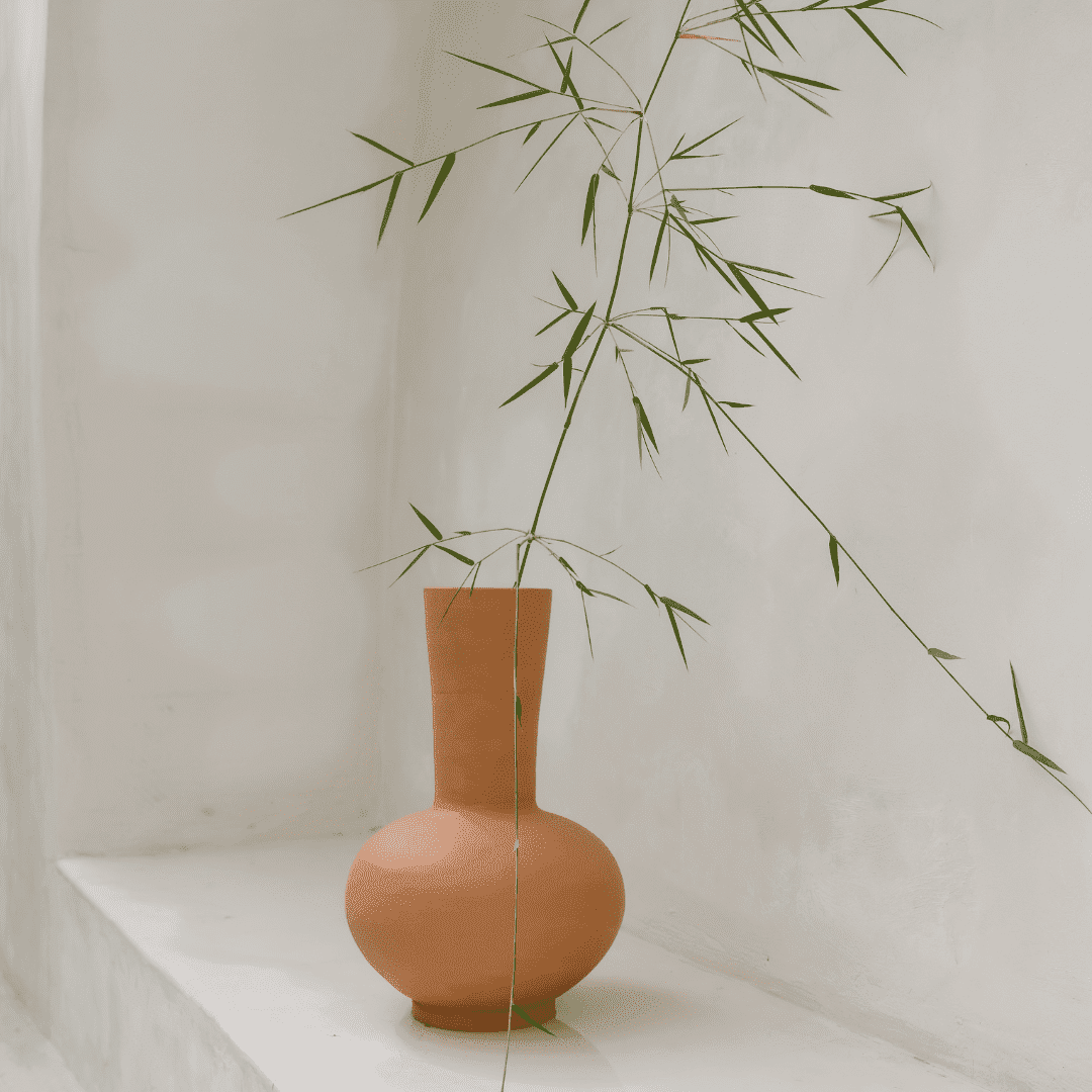 Poppi Terracotta Large Floor Vase