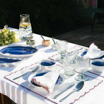 Como Linen Placemat + Napkin Set (8pcs)