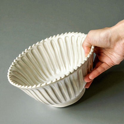Brenta Ribbed Serving Bowl (18cm)