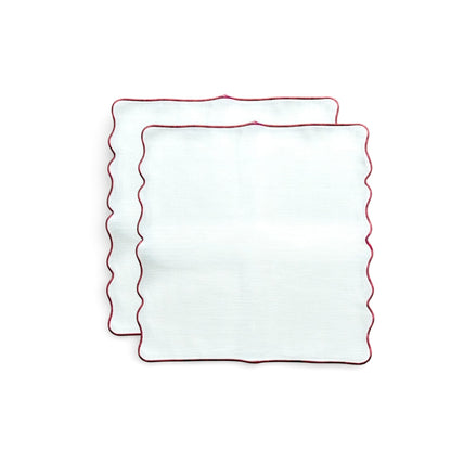 Como Scallop Linen Napkin (Set of 2/4)