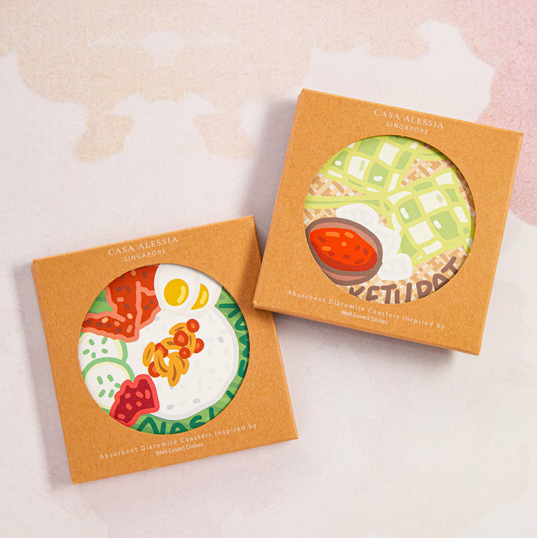 Diatomite Coasters in Box