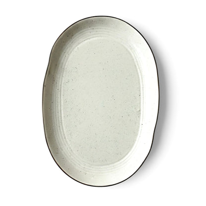 Wabi Large Oval Serving Platter - SECONDS