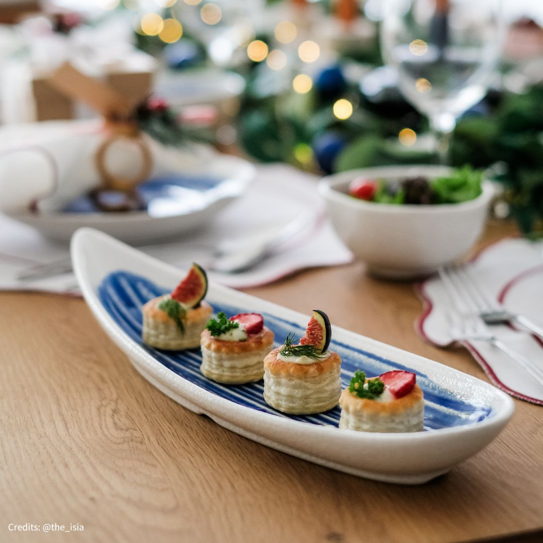 Izola Appetiser and Canapé Serving Plate