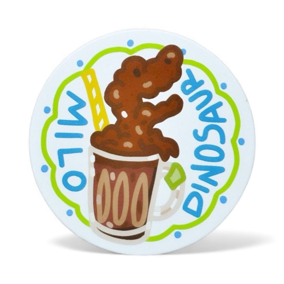 Milo Dinosaur Diatomite Coaster