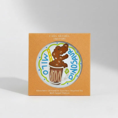 Milo Dinosaur Diatomite Coaster