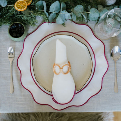 Riva Linen Placemat + Napkin Set (8pcs)