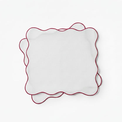 Riva Scallop Linen Napkin (Set of 2/4)