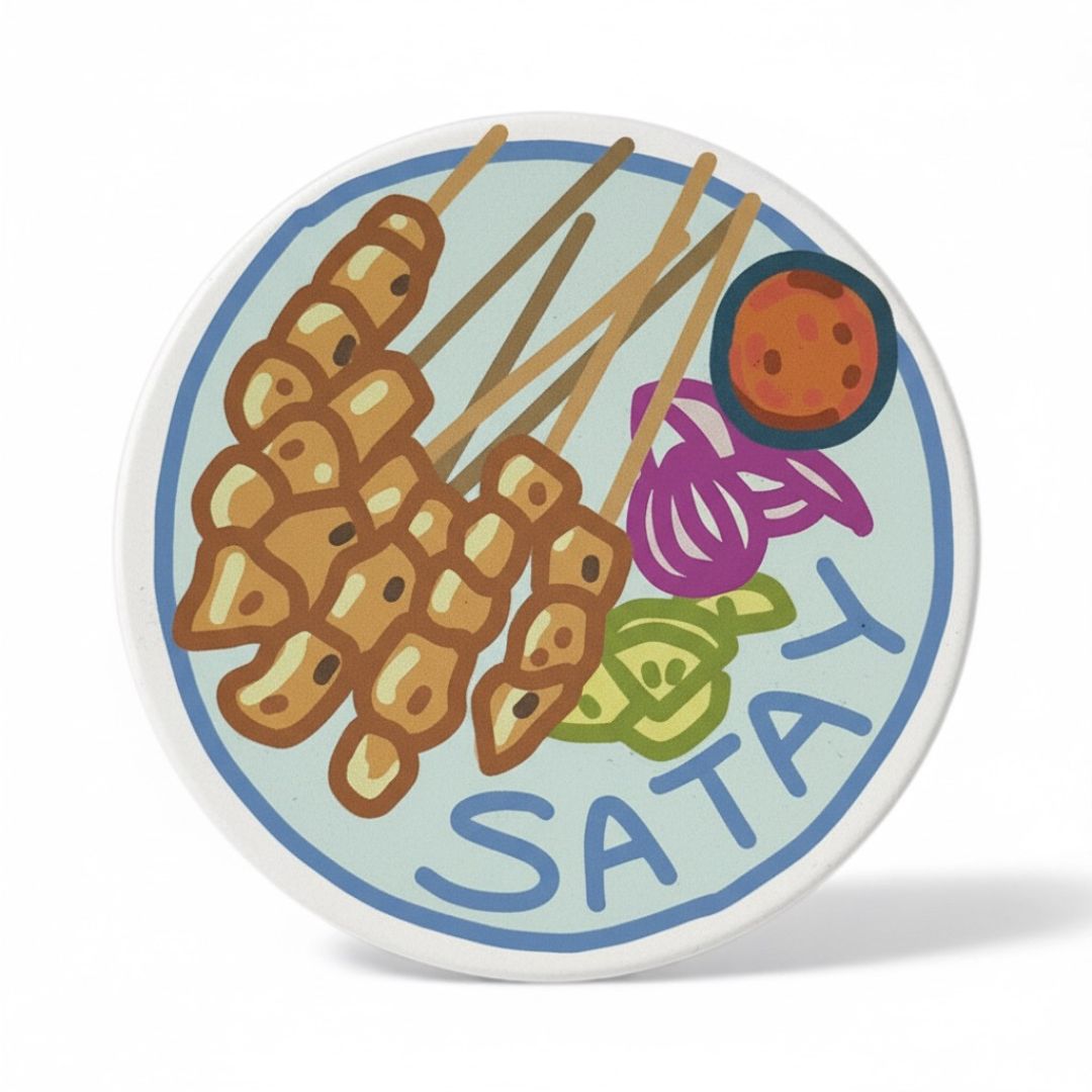 Satay Diatomite Coaster