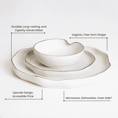 Wabi Classic Ceramic Dinner Set - SECONDS