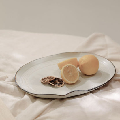 Oval Platter &amp; Dessert Plates Set
