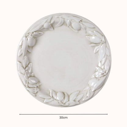 Tuscan Olives Large Round Serving Bowl 30cm