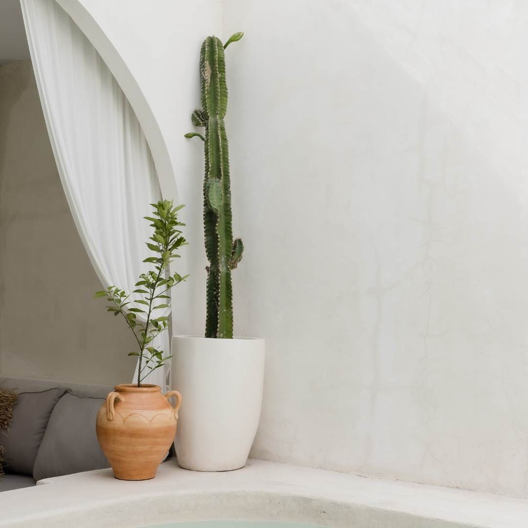 Freya Large Terracotta Floor Vase