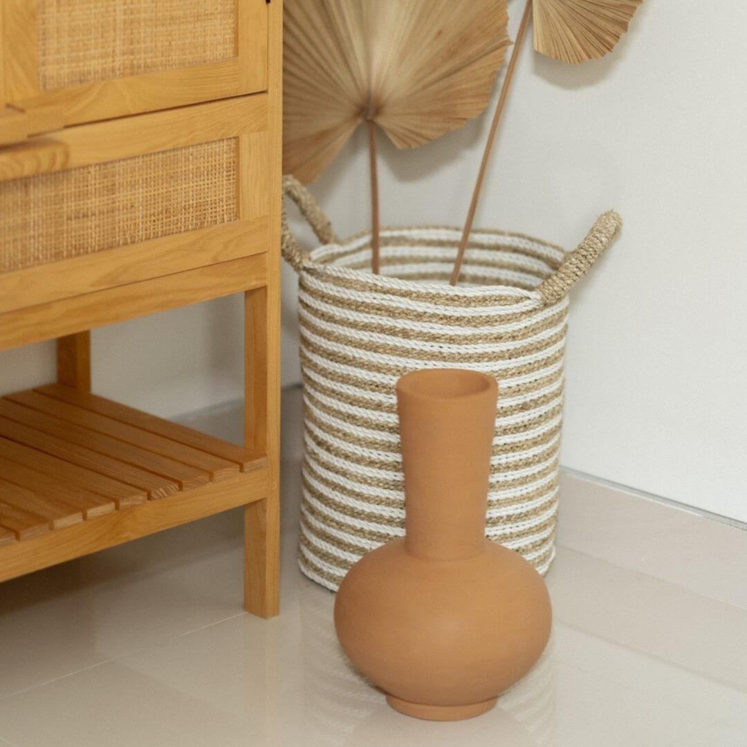 Poppi Terracotta Large Floor Vase